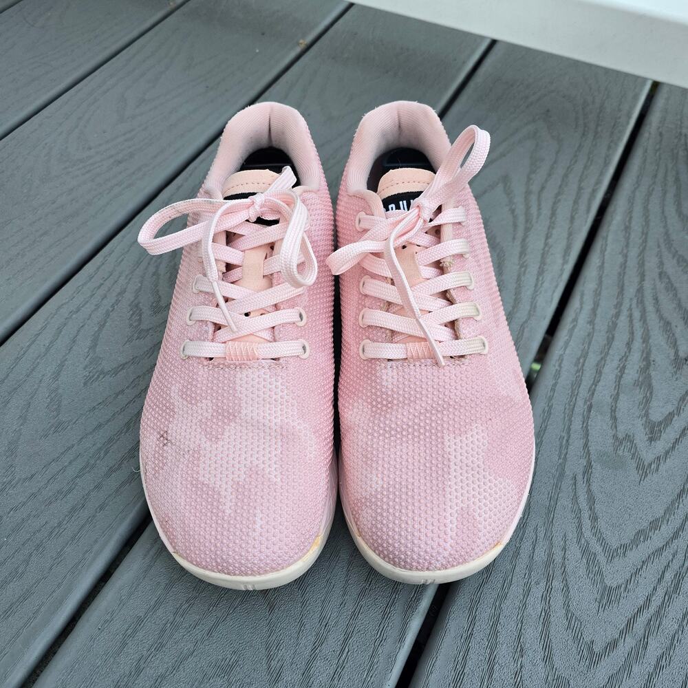Nobull Women's Outwork Pink Camo Trainer Crossfit Shoes, Size 9